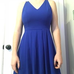Royal blue dress